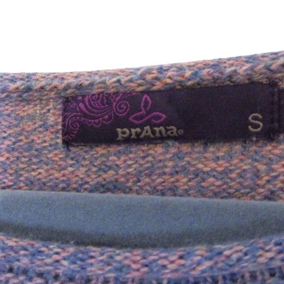 Prana Astrid Colorblock Side Zip Sweater Cotton - Picture 5 of 6